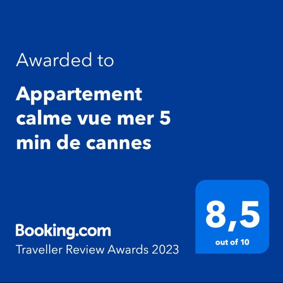 Sea View Panorama Quiet Europe Appartment Le Cannet Exterior photo